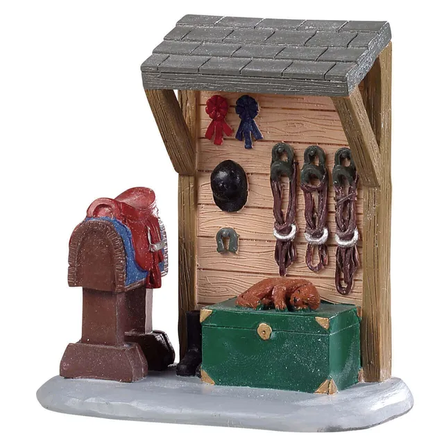 lemax-horse-tack-station-accessoire-sellerie-harvest-crossing image 1