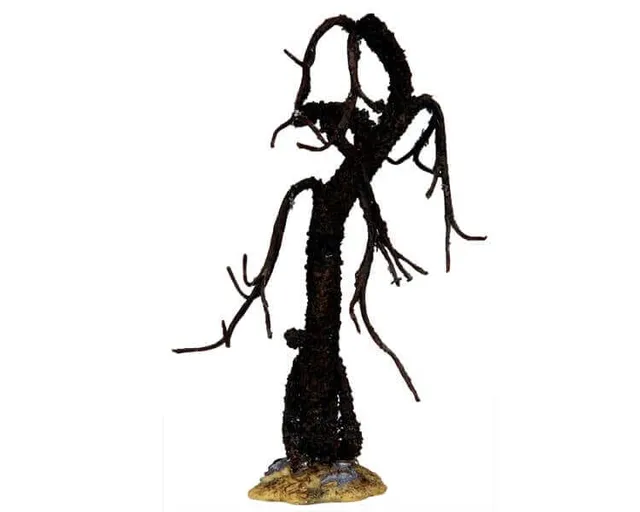 lemax-spooky-town-dreadful-oak-tree-arbre-mort-miniature image 1