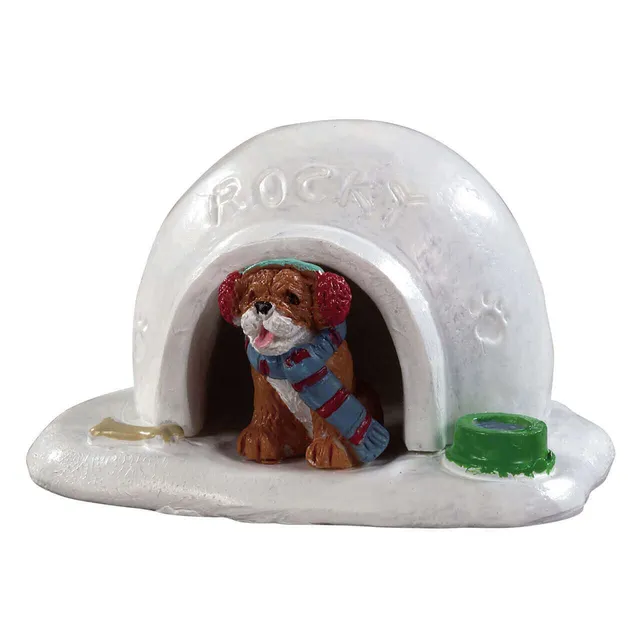 lemax-igloo-doghouse-accessoire-miniature-vail-village image 1