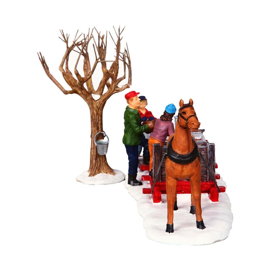 lemax-maple-syrup-sled-set-of-3-lot-3-luges-sirop-d-rable-11-cm image 2