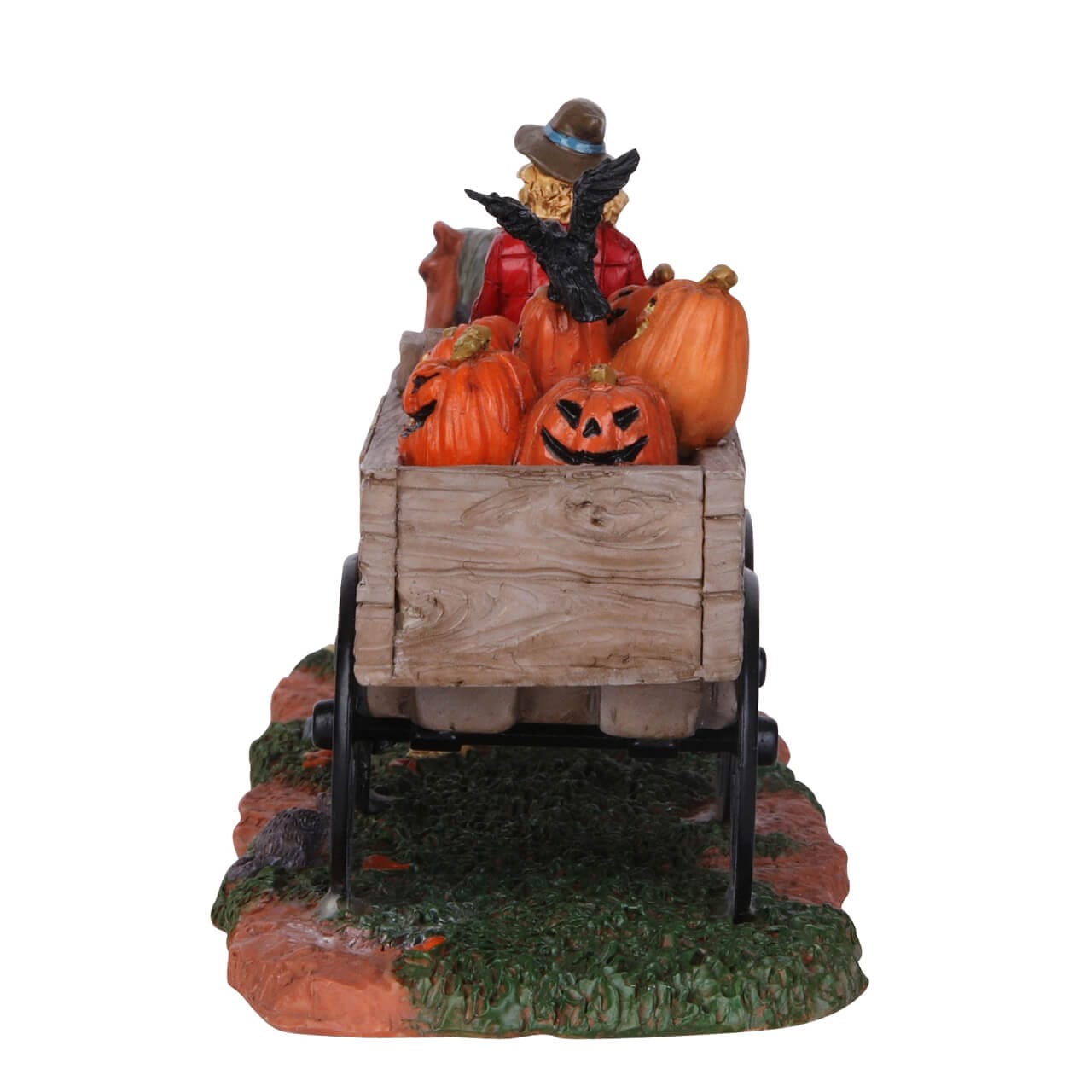 lemax-pumpkin-wagon-chariot-miniature-spooky-town-halloween image 4