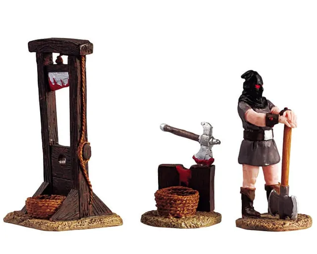 lemax-spooky-town-executioner-s-tools-accessoire-bourreau-halloween image 1