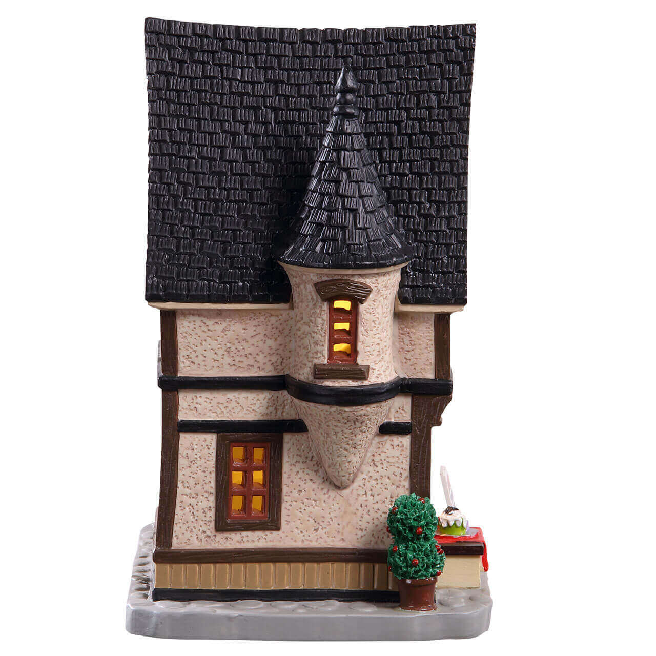 lemax-spooky-town-cassandra-s-cakery-b-timent-hant-lumineux image 3