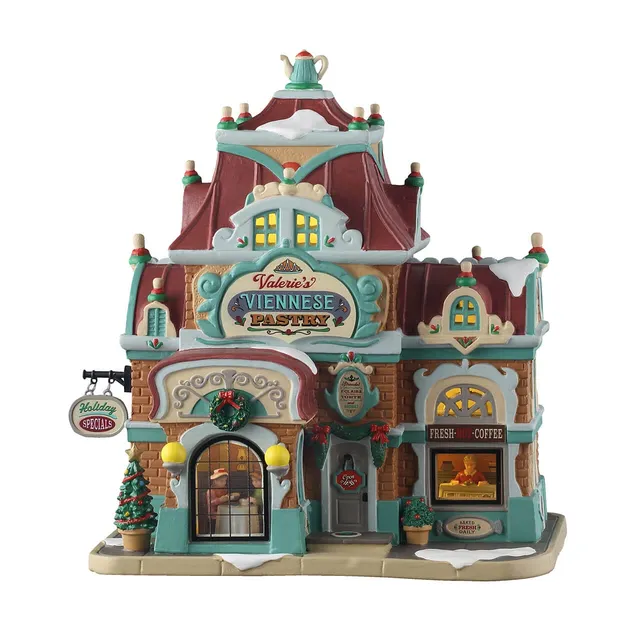 lemax-valerie-s-viennese-pastry-salon-de-th-miniature-caddington image 1