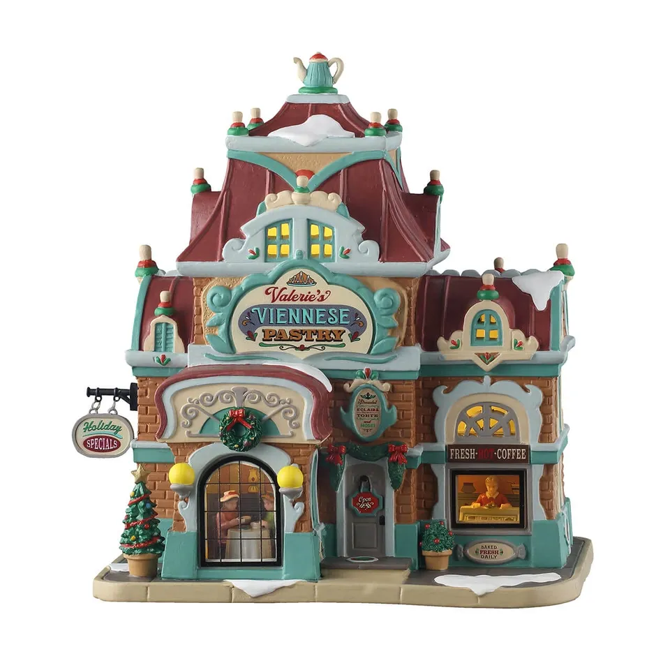 lemax-valerie-s-viennese-pastry-salon-de-th-miniature-caddington image 1