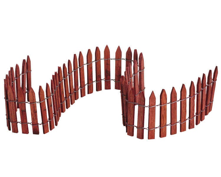 lemax-18-inch-wired-wooden-fence-cl-ture-miniature-en-bois-45-cm image 1