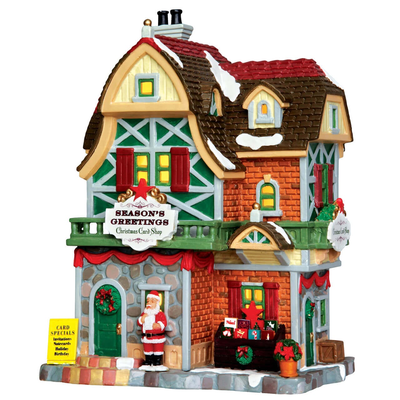 lemax-season-s-greetings-christmas-card-shop-boutique-cartes-de-no-l-lumineuse image 4