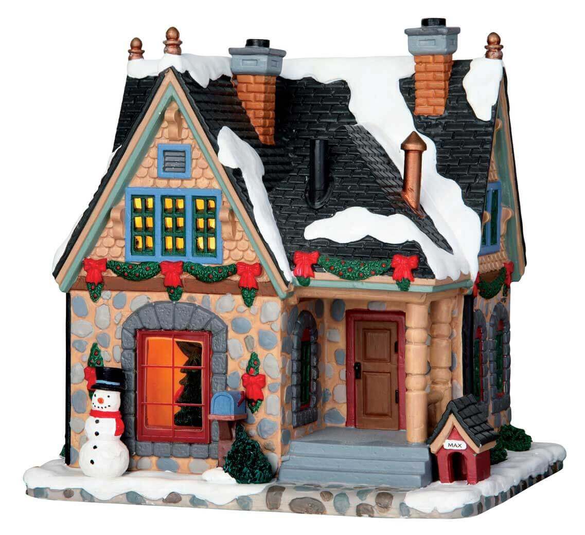 lemax-turner-estate-manoir-miniature-lumineux-village-de-no-l image 1