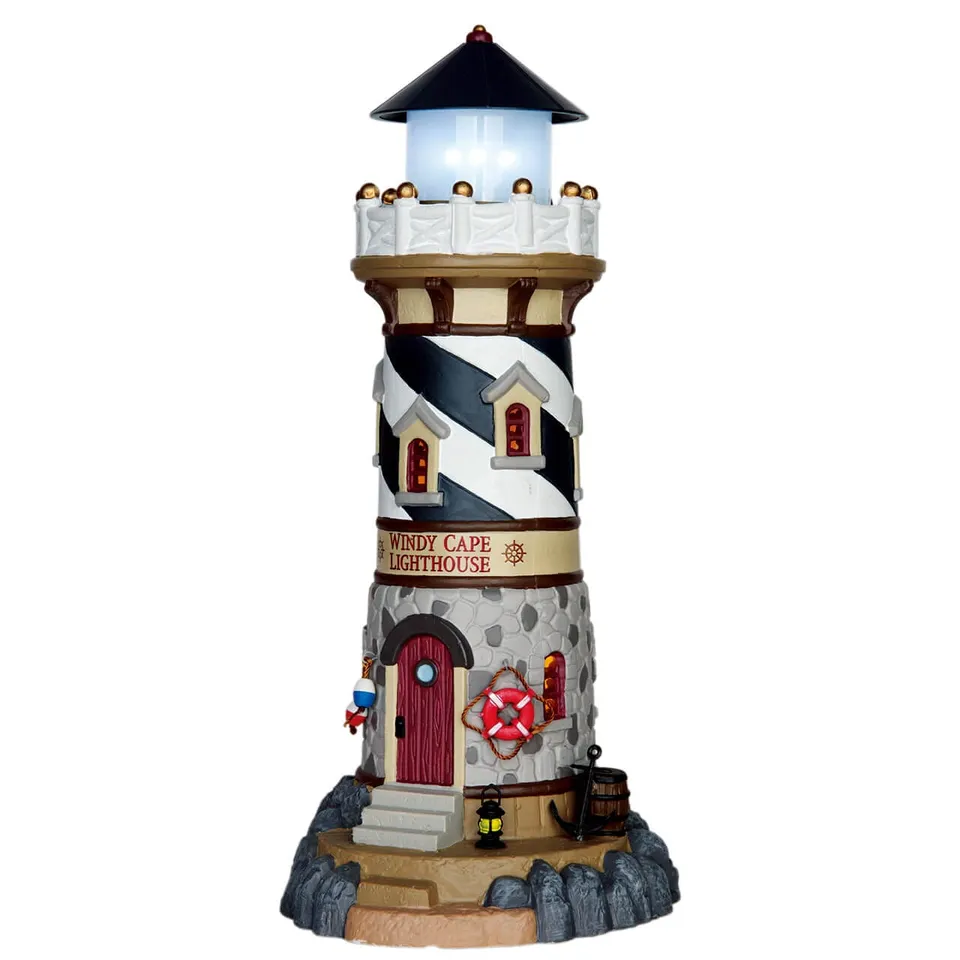 lemax-windy-cape-lighthouse-phare-miniature-lumineux image 1