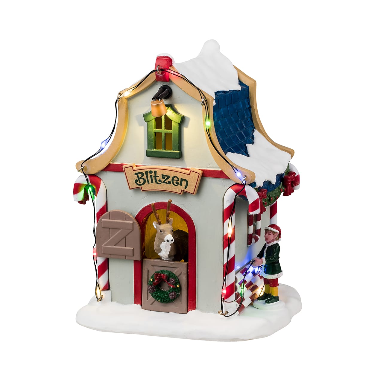 lemax-blitzen-s-den-tani-re-renne-santa-s-wonderland image 1