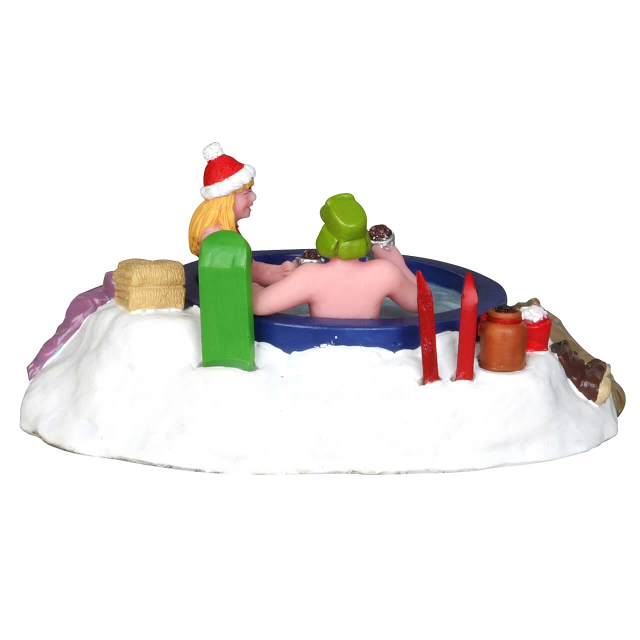 lemax-winter-hot-tubbing-figurine-village-de-no-l-bain-d-hiver image 3