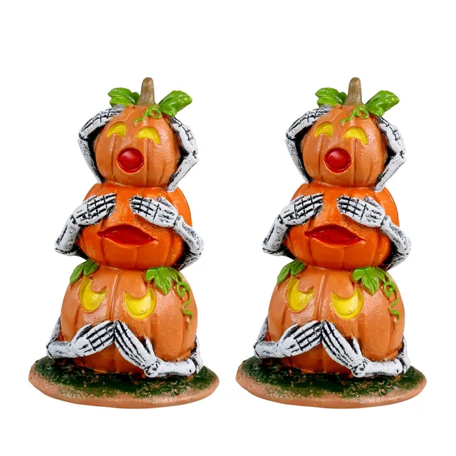 lemax-pumpkin-snowmen-duo-figurines-citrouilles-spooky-town image 1