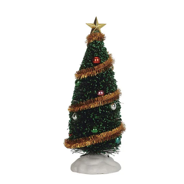 lemax-sapin-vert-scintillant-23-cm-arbre-de-no-l-miniature image 1