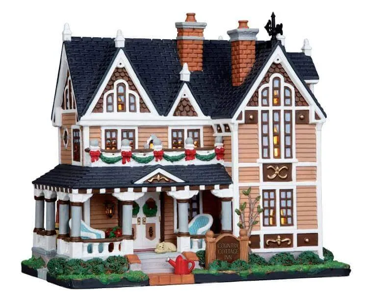lemax-country-cottage-inn-maison-miniature-lumineuse-village-de-no-l image 1