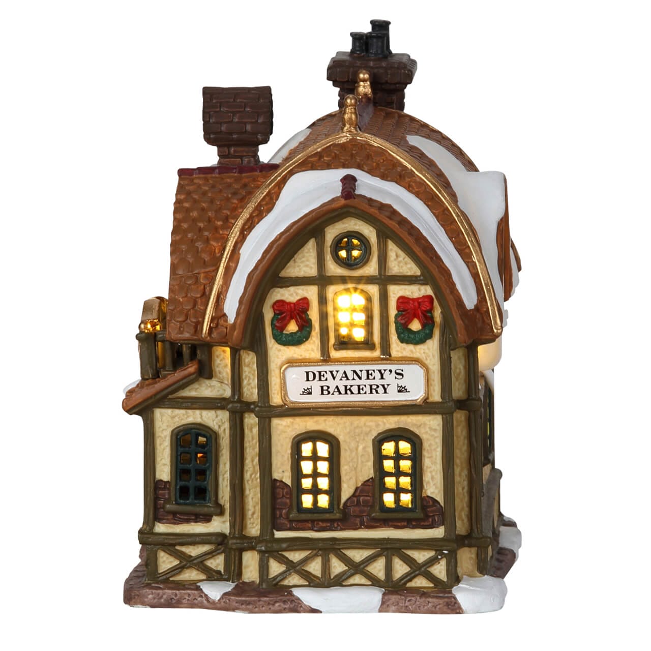lemax-devaney-s-bakery-boulangerie-miniature-caddington image 3