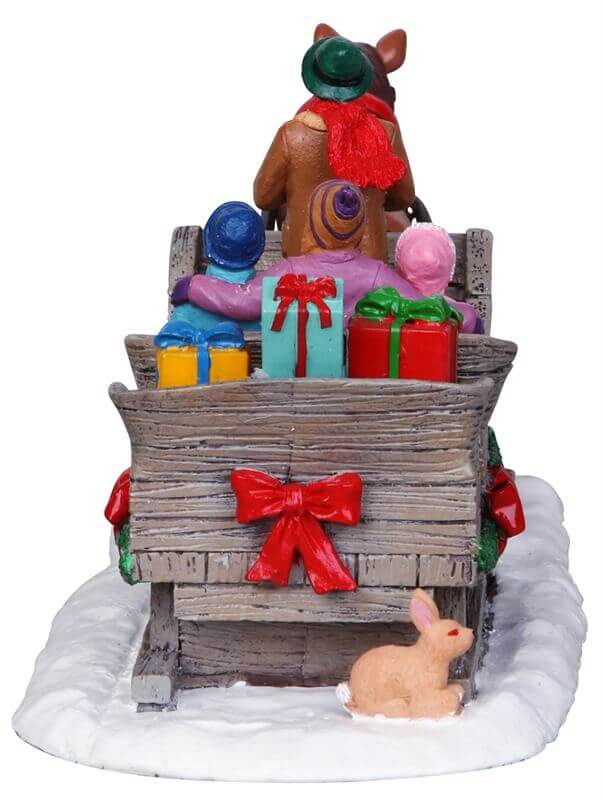 lemax-sleigh-ride-figurine-tra-neau-de-no-l-miniature image 3