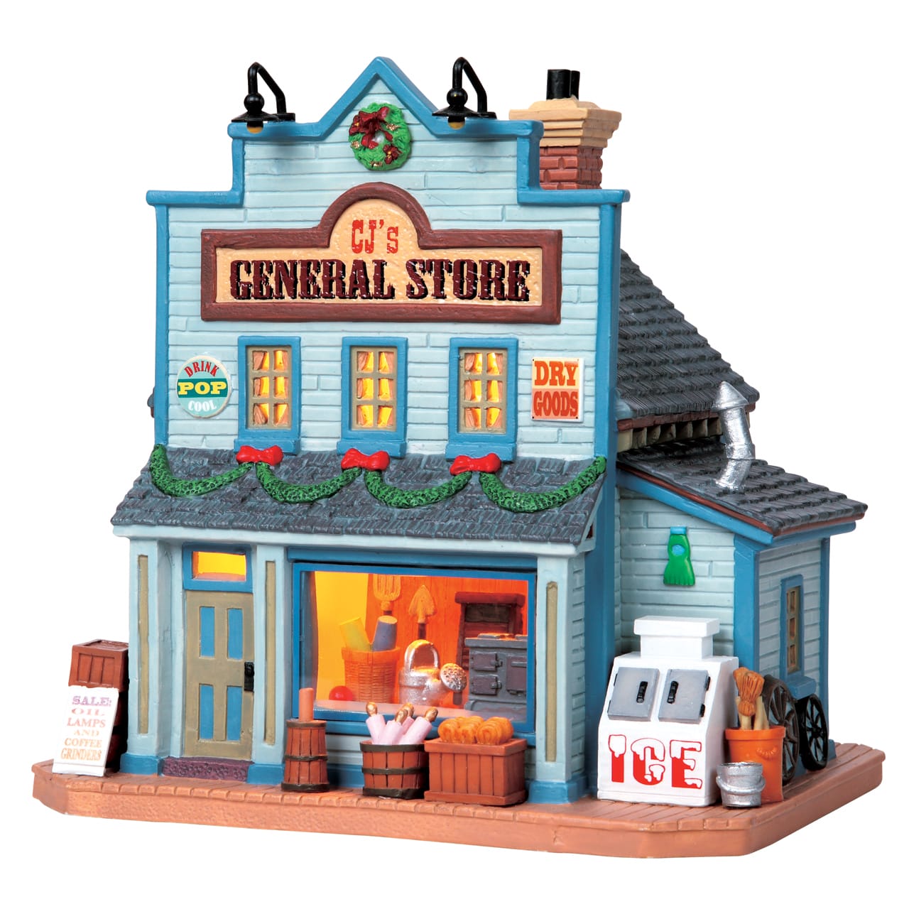 lemax-cj-s-general-store-magasin-miniature-village-de-no-l image 2