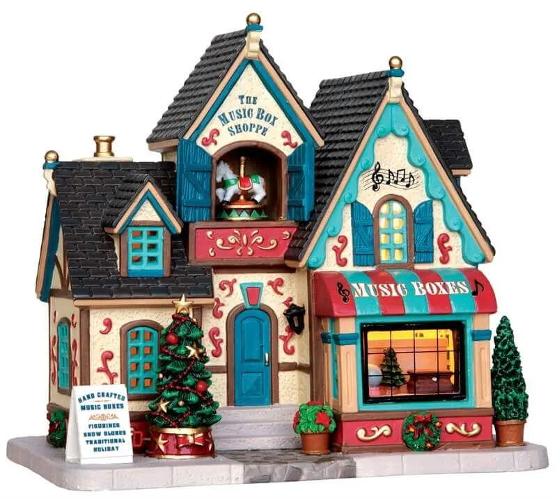 lemax-the-music-box-shoppe-boutique-miniature-lumineuse image 1