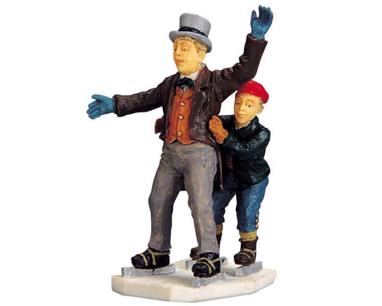lemax-papa-s-lesson-figurines-sc-ne-familiale-village-miniature image 2