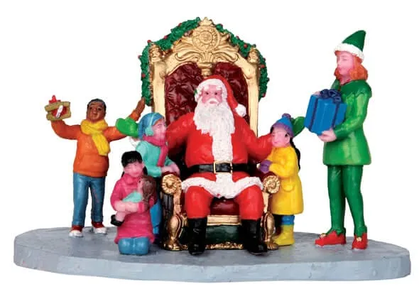 lemax-merry-christmas-to-all-d-coration-lumineuse-village-de-no-l image 1