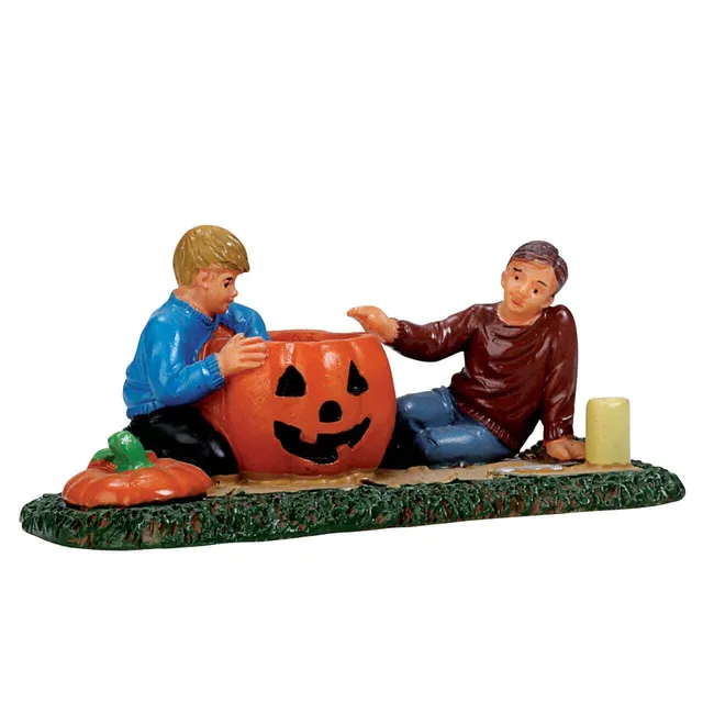 lemax-pumpkin-carving-figurine-spooky-town-halloween image 1
