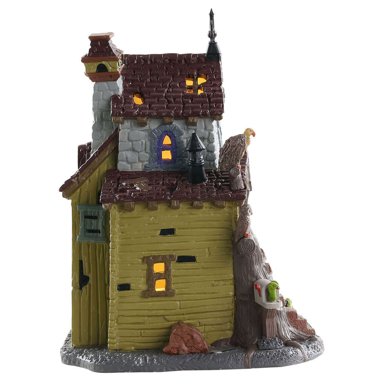 lemax-witch-and-warlock-residence-maison-hant-e-lumineuse-spooky-town image 3