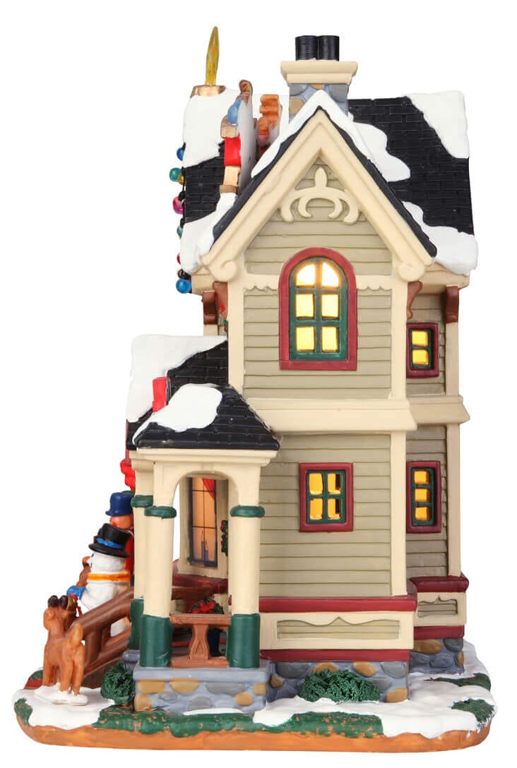 lemax-christmas-home-tour-maison-de-no-l-lumineuse image 2