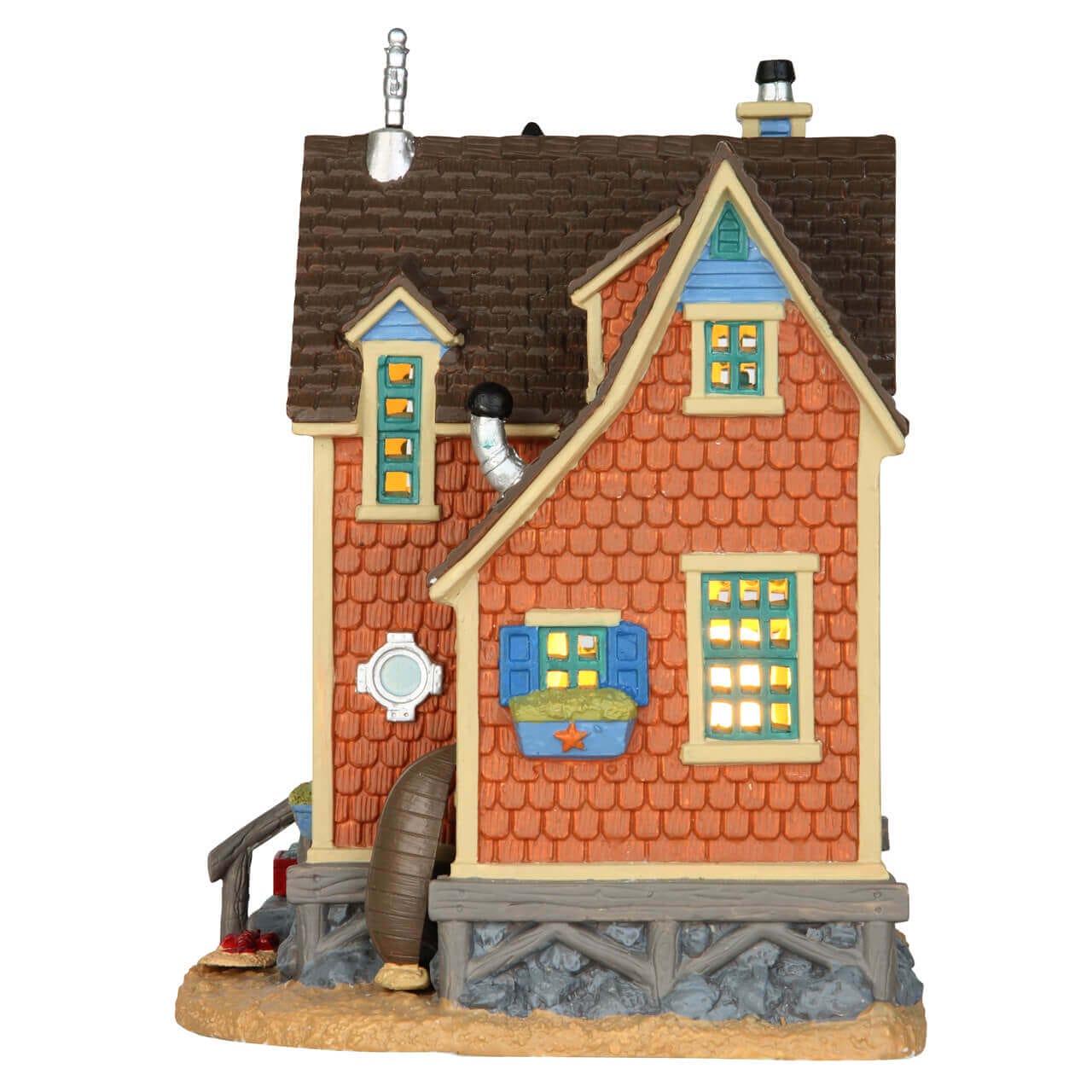 lemax-crow-s-nest-cottage-maison-de-village-de-no-l-lumineuse image 3
