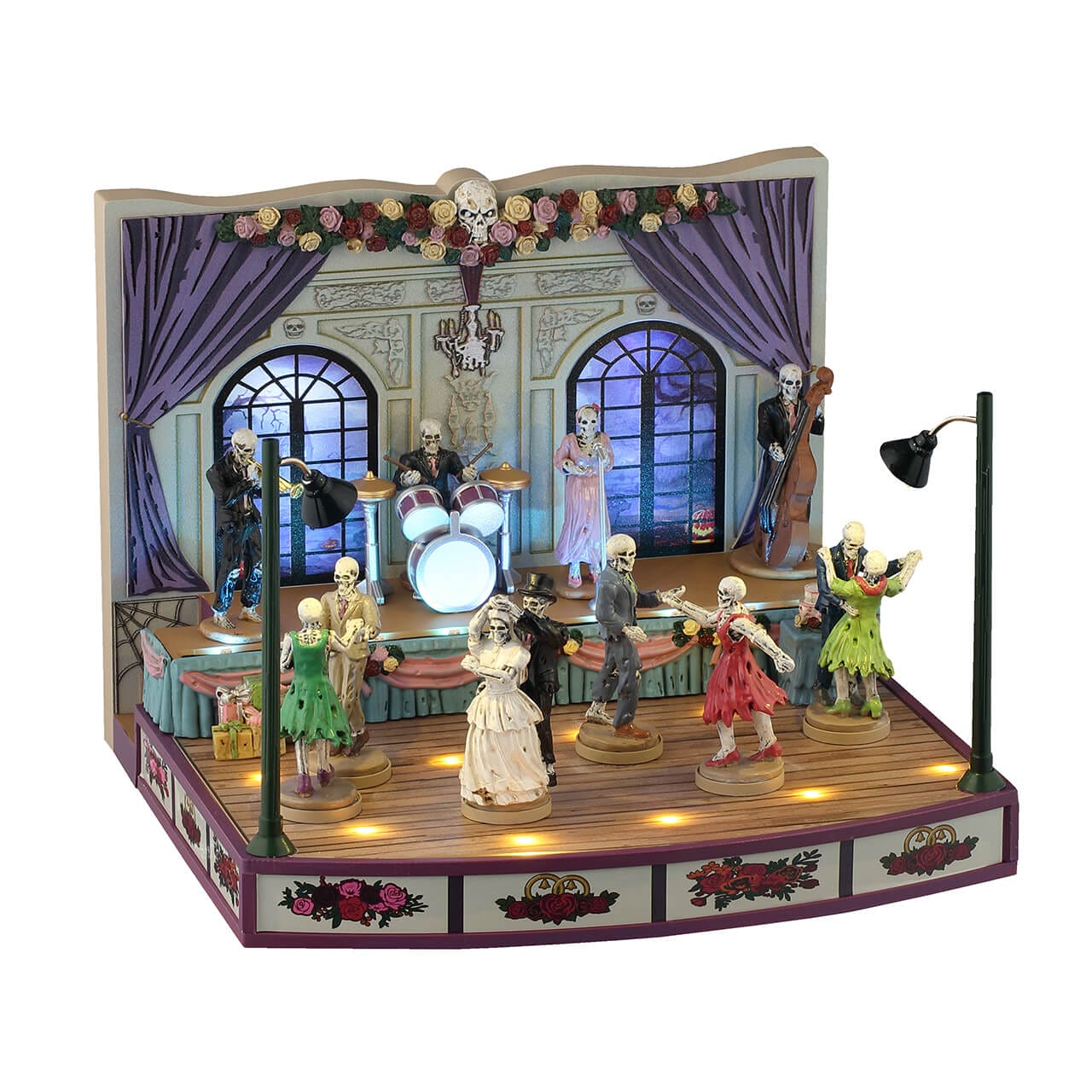 lemax-wedding-party-figurines-spooky-town-mariage-squelettes image 1