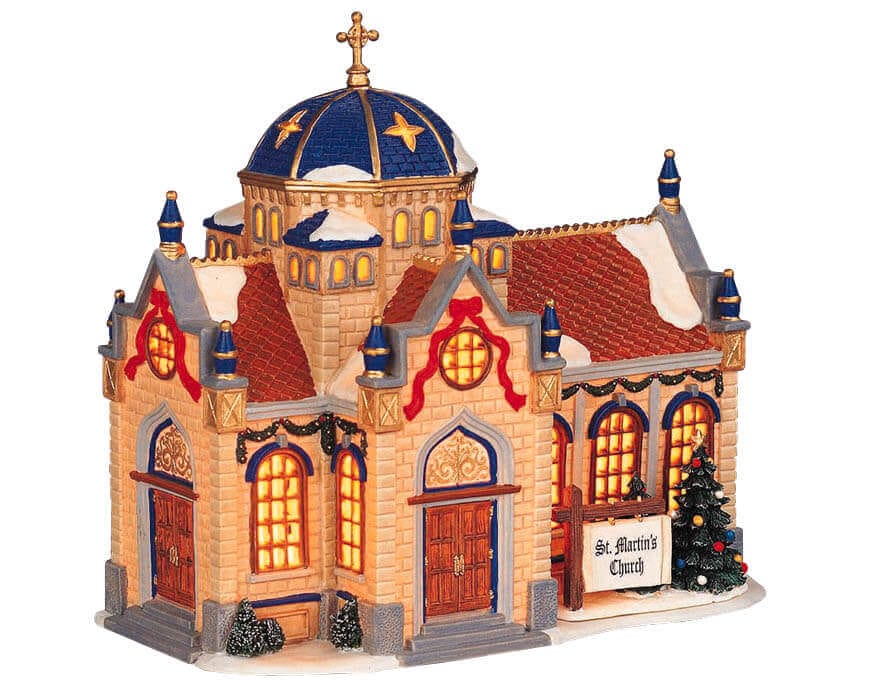 lemax-st-martin-s-church-glise-miniature-lumineuse-village-de-no-l image 2