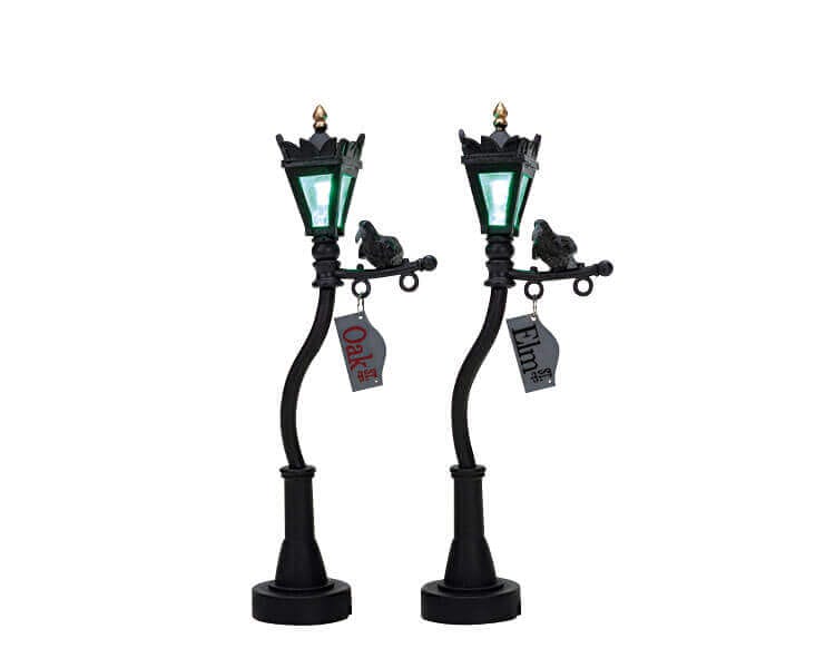 lemax-creepy-lamp-post-lampadaire-miniature-spooky-town image 1