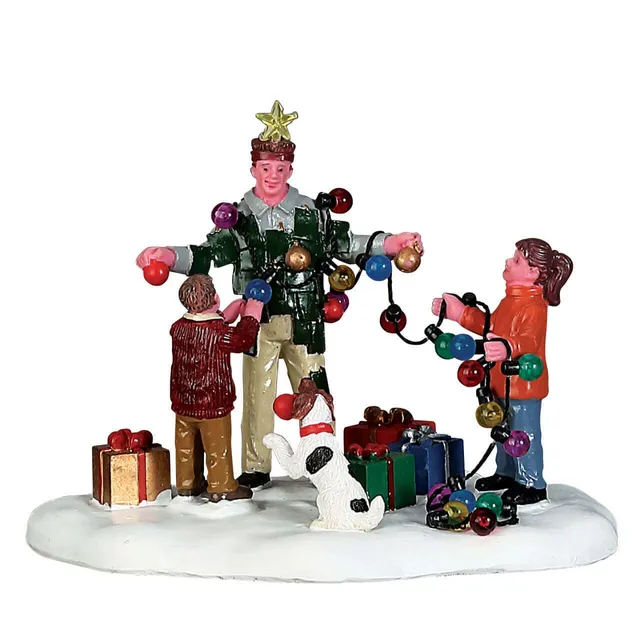 lemax-christmas-tree-dad-figurine-papa-au-sapin-village-de-no-l image 1