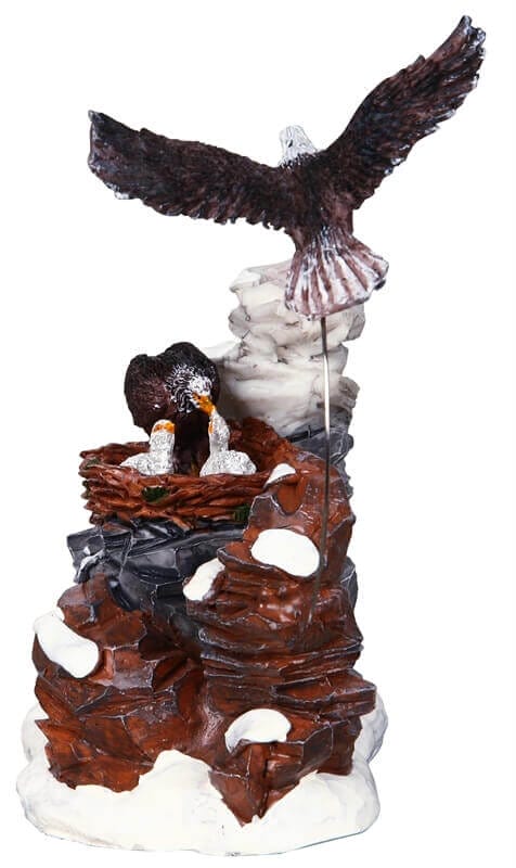 lemax-eagles-feeding-figurine-aigles-miniature-village image 2