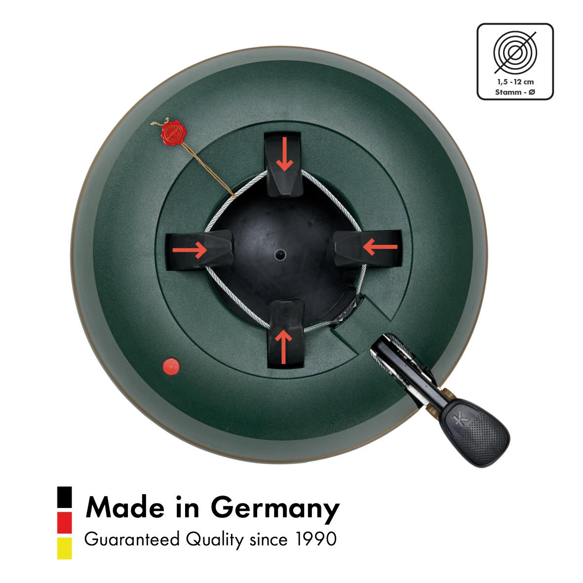 krinner-comfort-grip-m-pied-sapin-2-5m-fabriqu-en-allemagne image 5