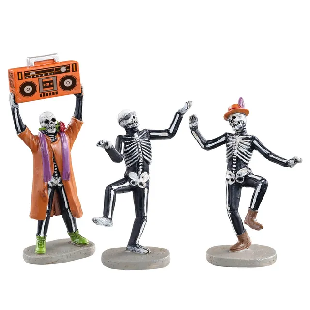 lemax-jitterbones-dance-party-figurine-spooky-town-halloween image 1