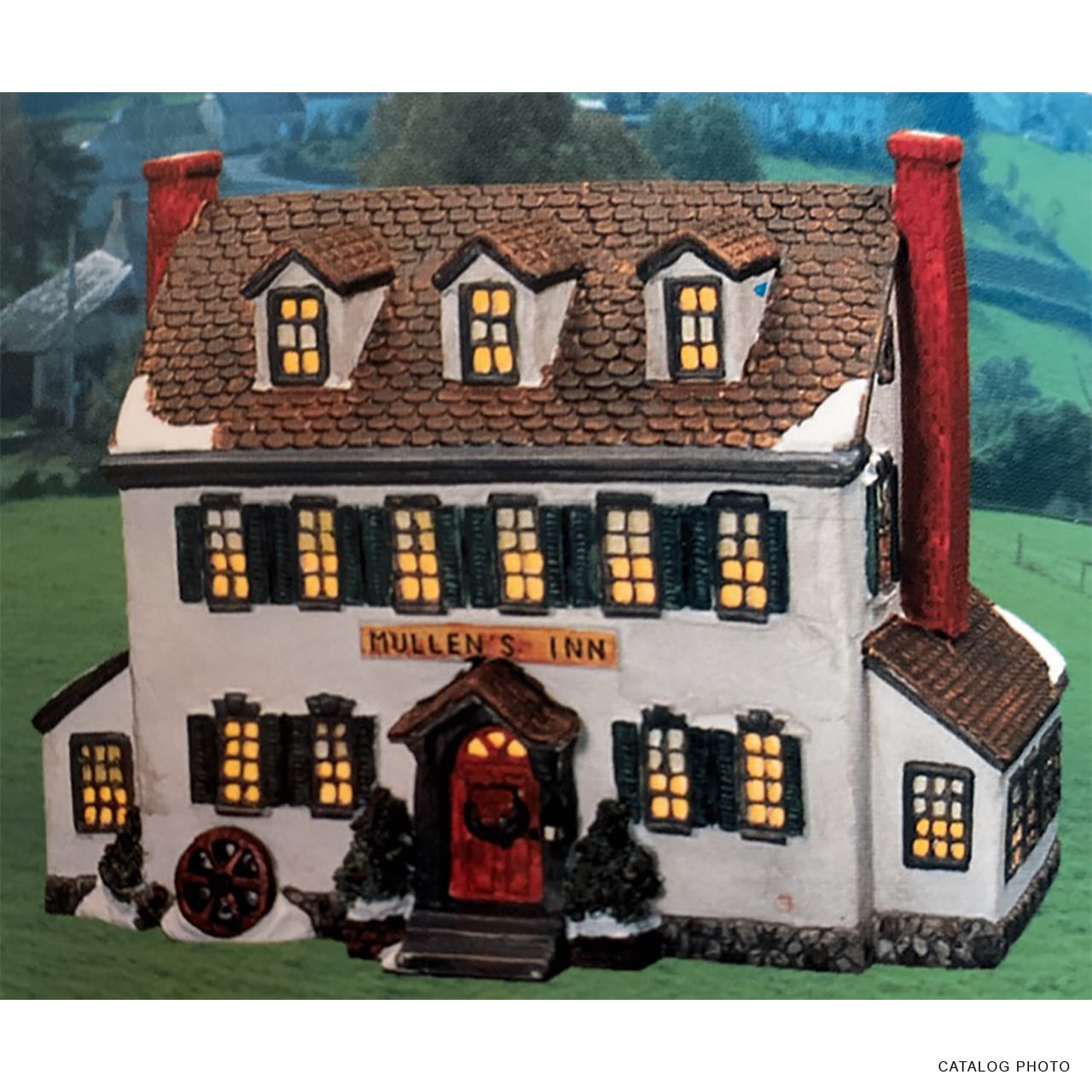 lemax-mullen-s-inn-b-timent-village-miniature-lumineux-auberge image 2