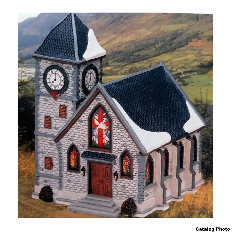 lemax-reunion-chapel-chapelle-miniature-lumineuse image 1