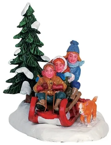 lemax-downhill-thrills-figurine-ski-descente-hiver image 1