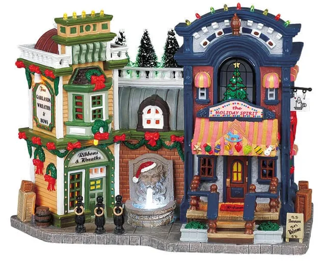 lemax-holiday-treasures-christmas-shops-boutique-de-no-l-illumin-e image 1