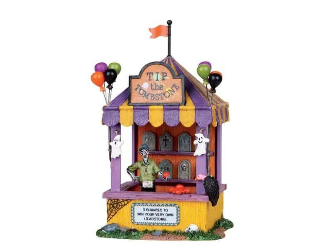lemax-tip-the-tombstone-figurine-halloween-spooky-town image 1