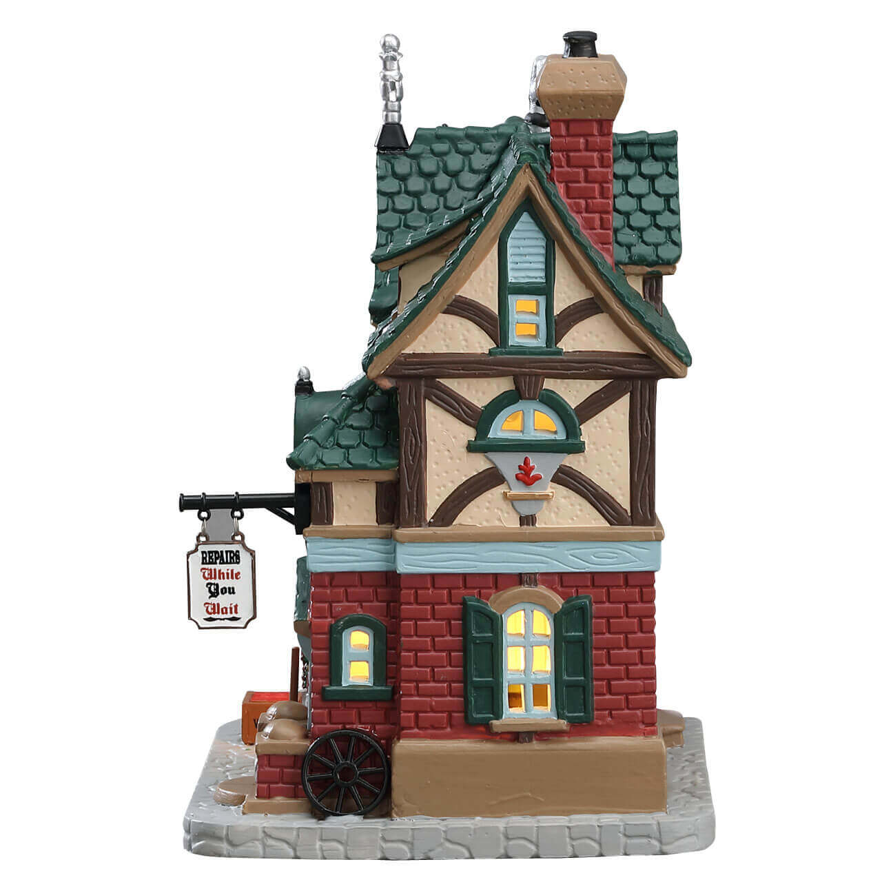 lemax-theo-s-tinker-shop-boutique-bricolage-village-no-l image 2