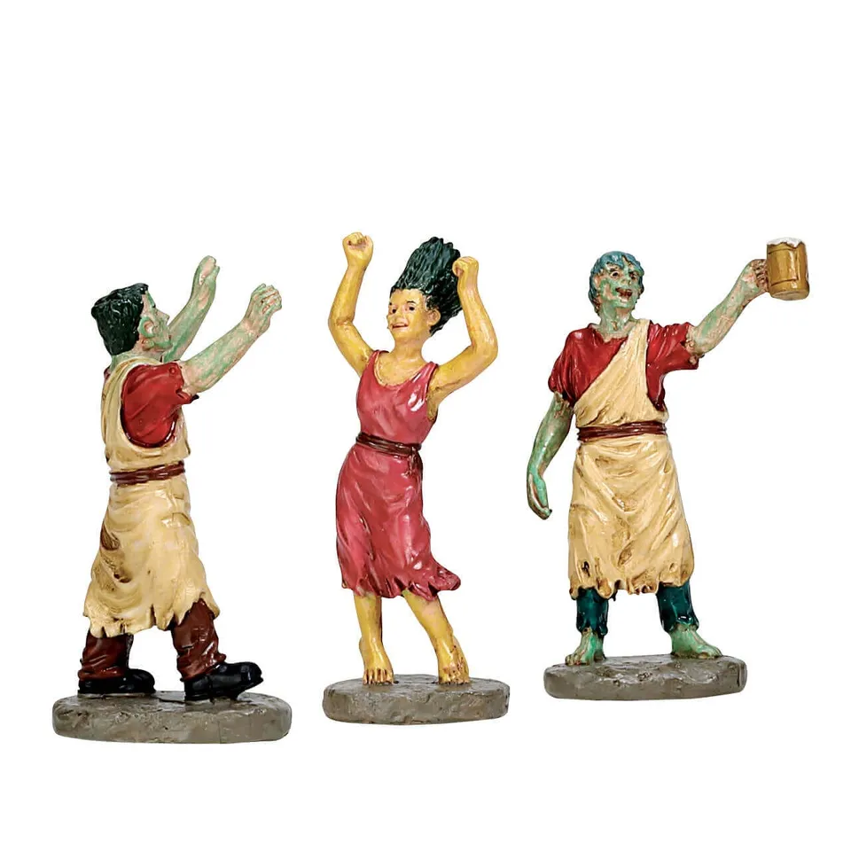 lemax-terrifying-toga-party-lot-de-3-figurines-spooky-town image 1