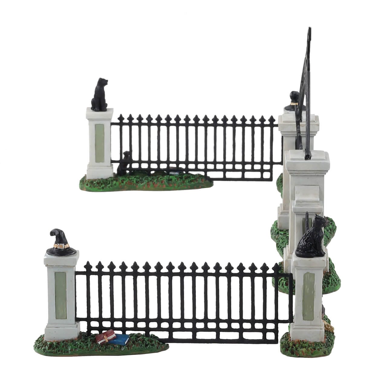 lemax-witch-gate-portail-cimeti-re-spooky-town-miniature image 2