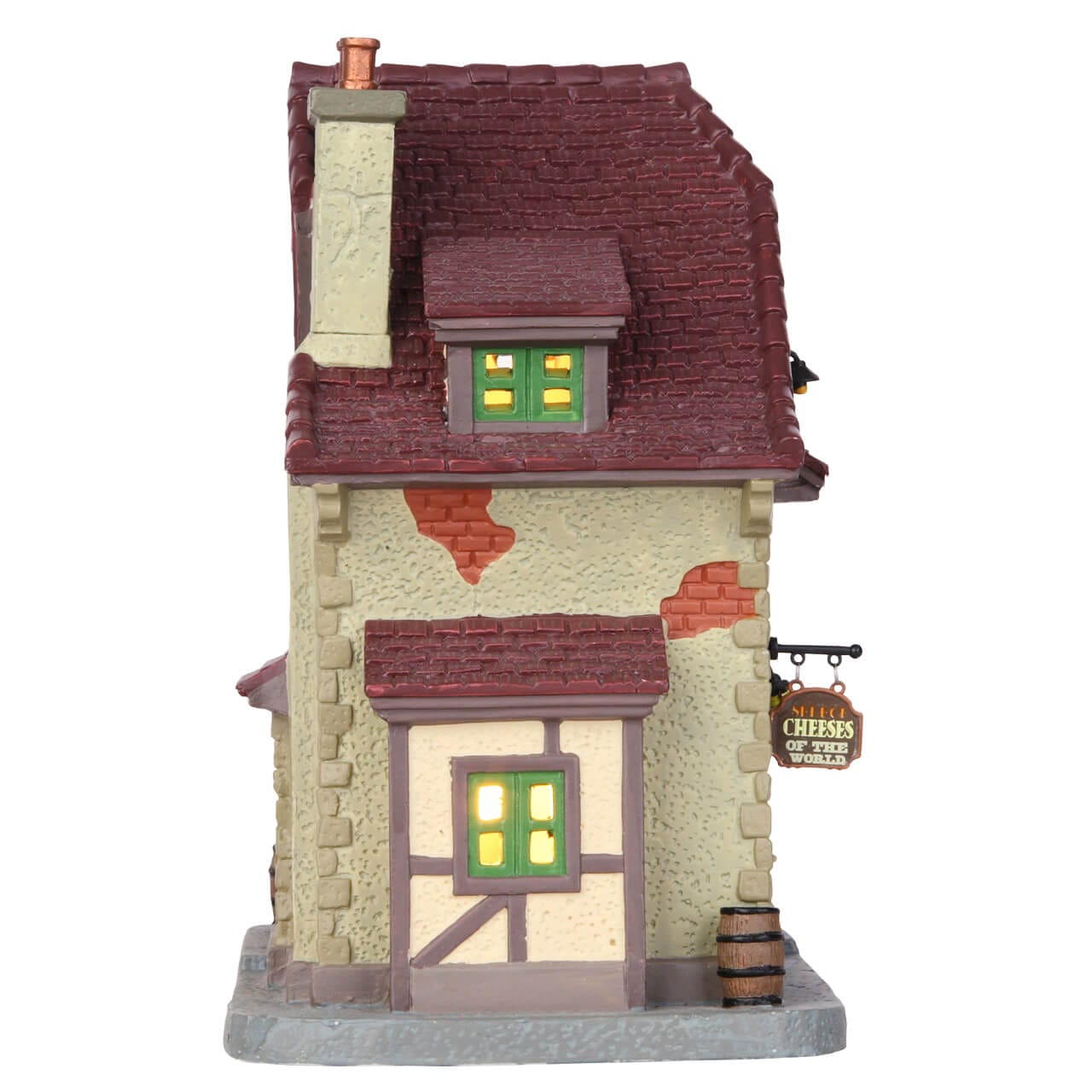 lemax-valley-winery-cheese-shop-maison-miniature-lumineuse-fromagerie image 3