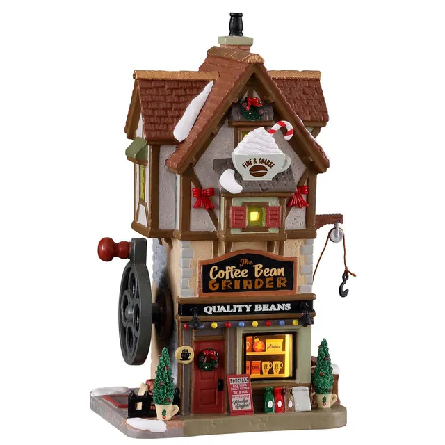 lemax-the-coffee-bean-grinder-b-timent-miniature-lumineux-caddington image 1
