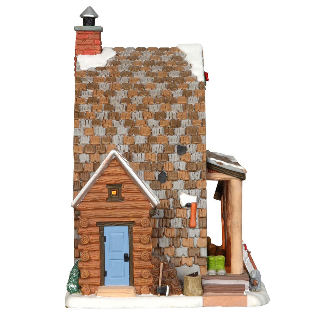 lemax-mallard-bay-cabin-cabane-miniature-village-de-no-l image 2