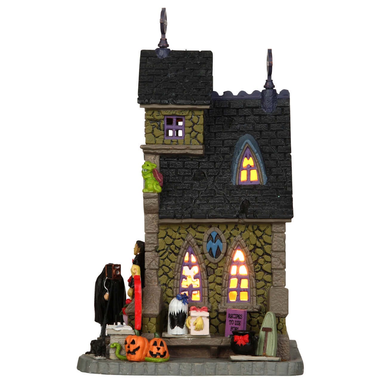 lemax-spooky-town-frank-s-big-day-sc-ne-miniature-halloween image 2