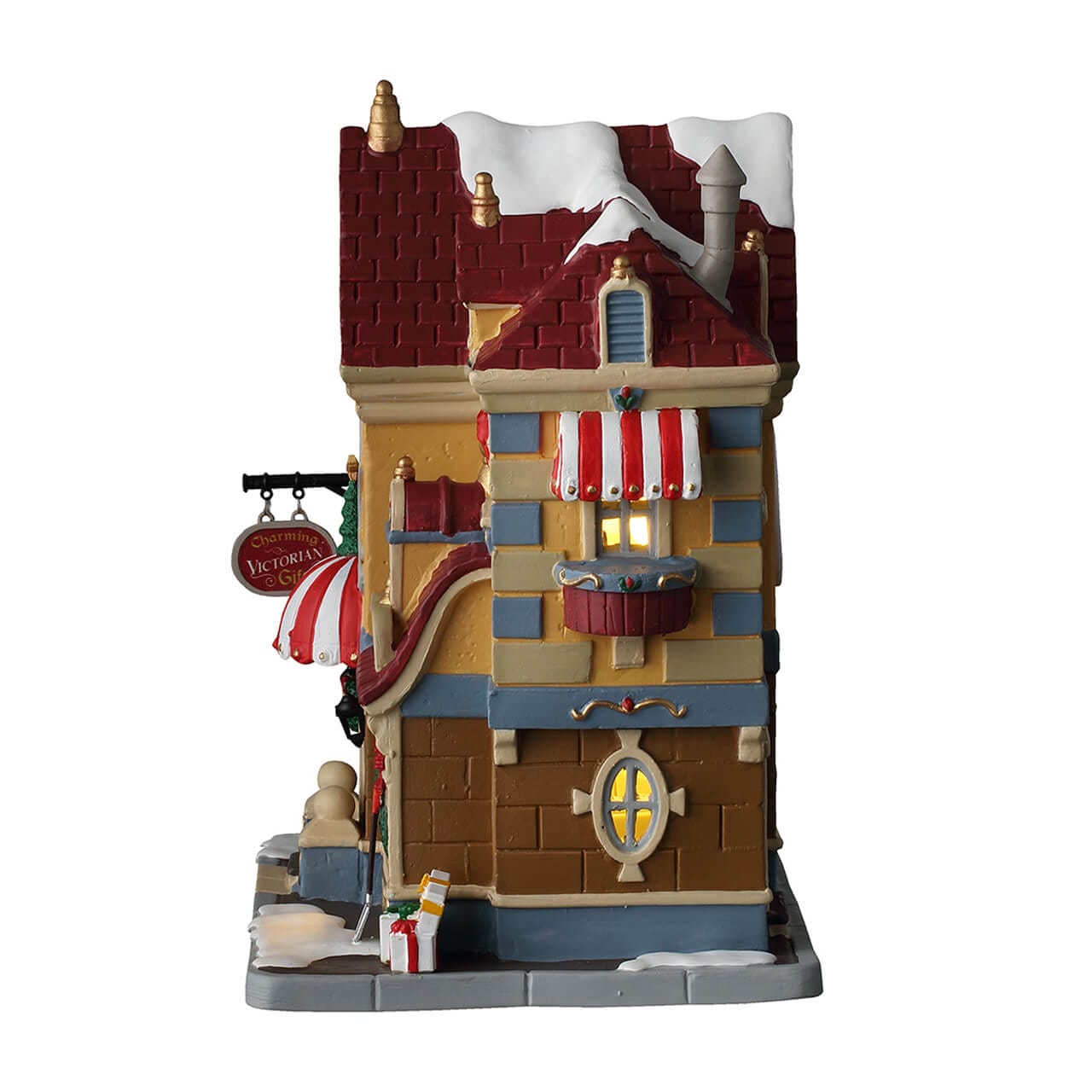 lemax-father-christmas-gift-shop-boutique-cadeaux-caddington-lumineuse image 3