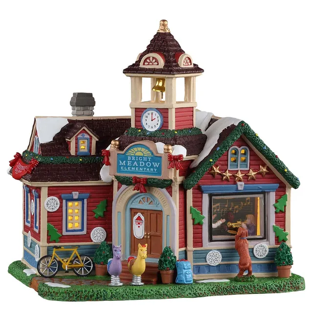 lemax-bright-meadow-elementary-cole-de-village-de-no-l-lumineuse image 1