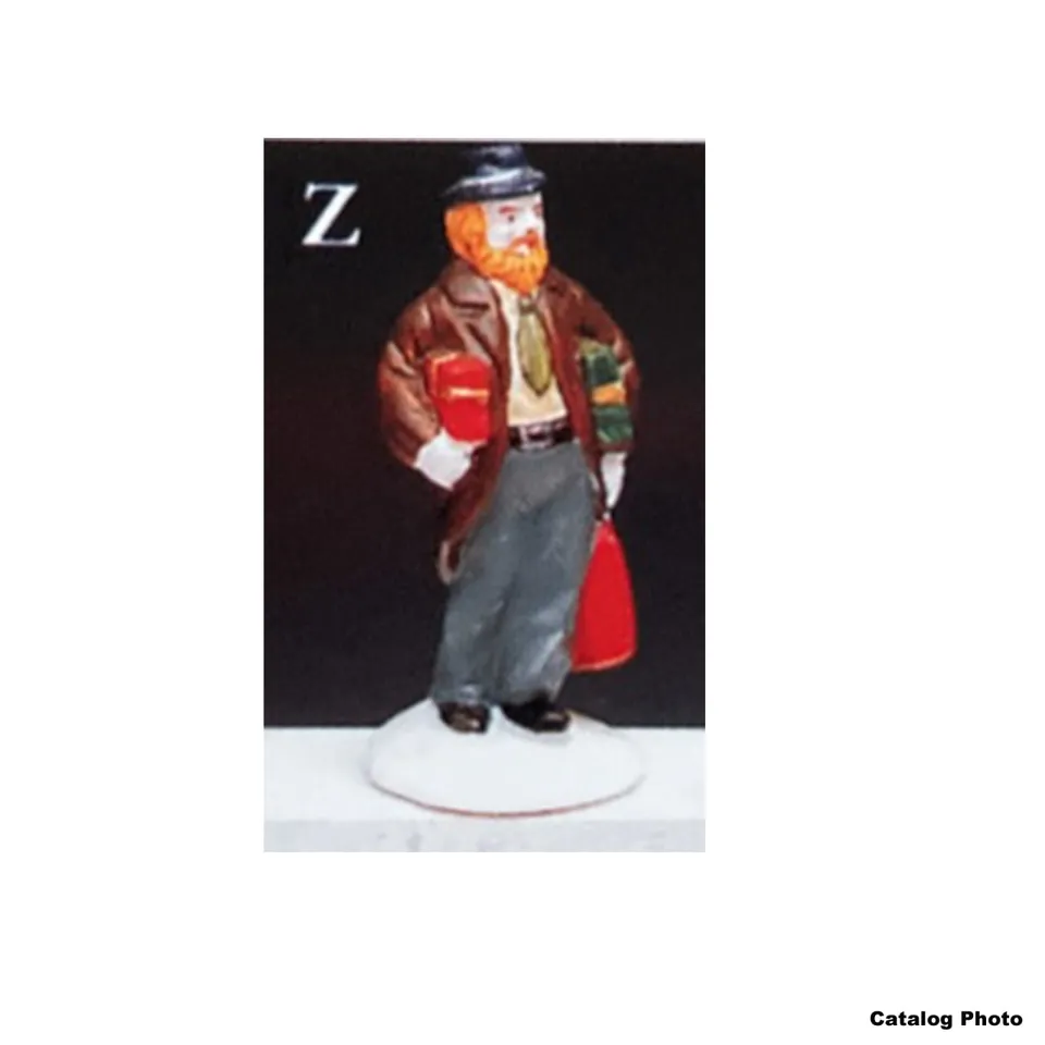 lemax-man-with-presents-figurine-miniature-village-de-no-l image 1
